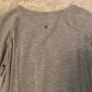 Grey lululemon long sleeve shirt